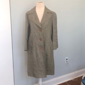 J Jill linen/polyester raincoat